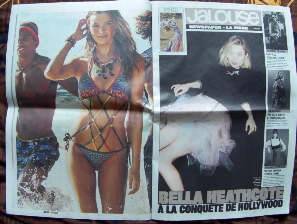Jalouse magazine in Newspaper version