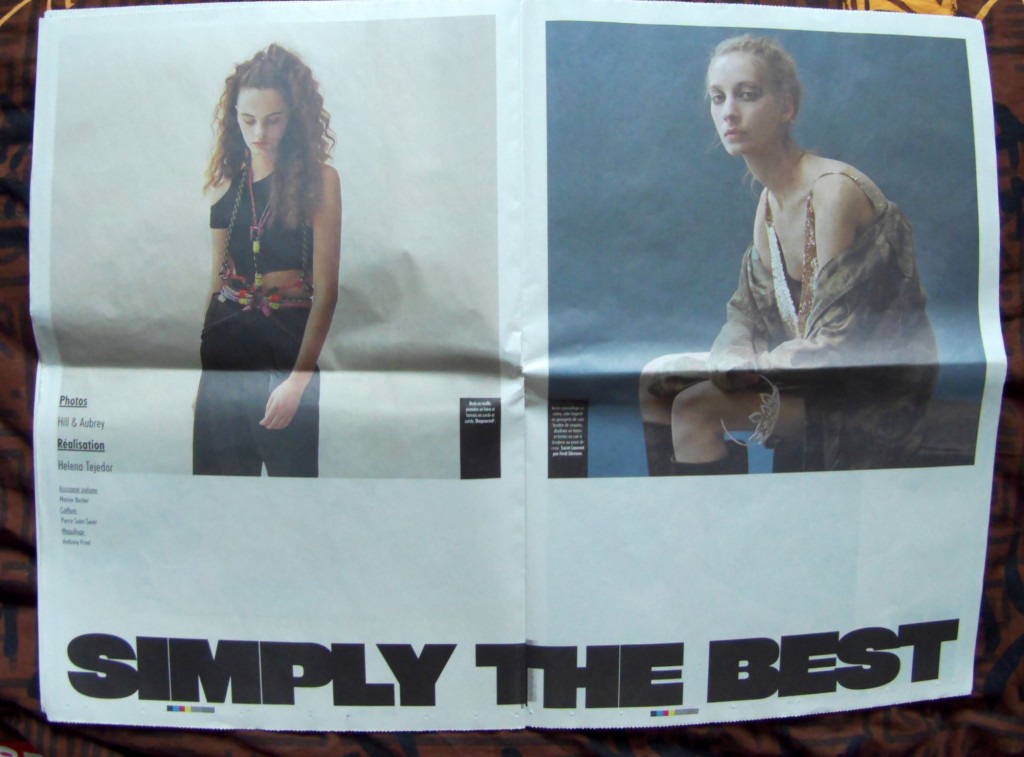 Simply the best in the Jalouse newspaper