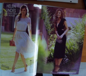 Helen Lindes in Hola magazine