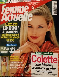 Couverture du magazine Femme Actuelle 553 du 2 Mai 1995