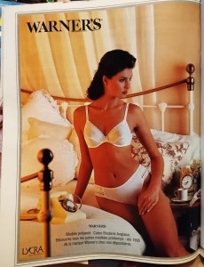 Publicité de lingerie Warner's