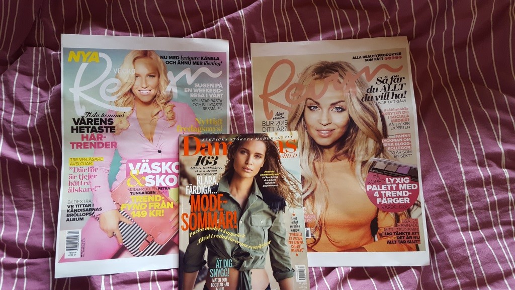 A3 printed of a magazine