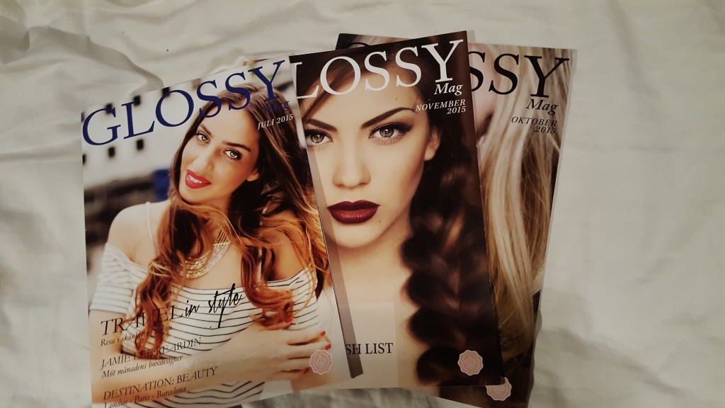 Glossy magazines