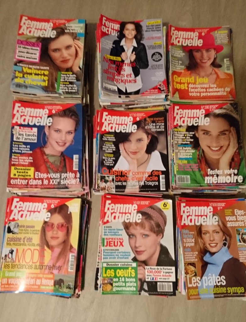 Collection de magazines Femme Actuelle