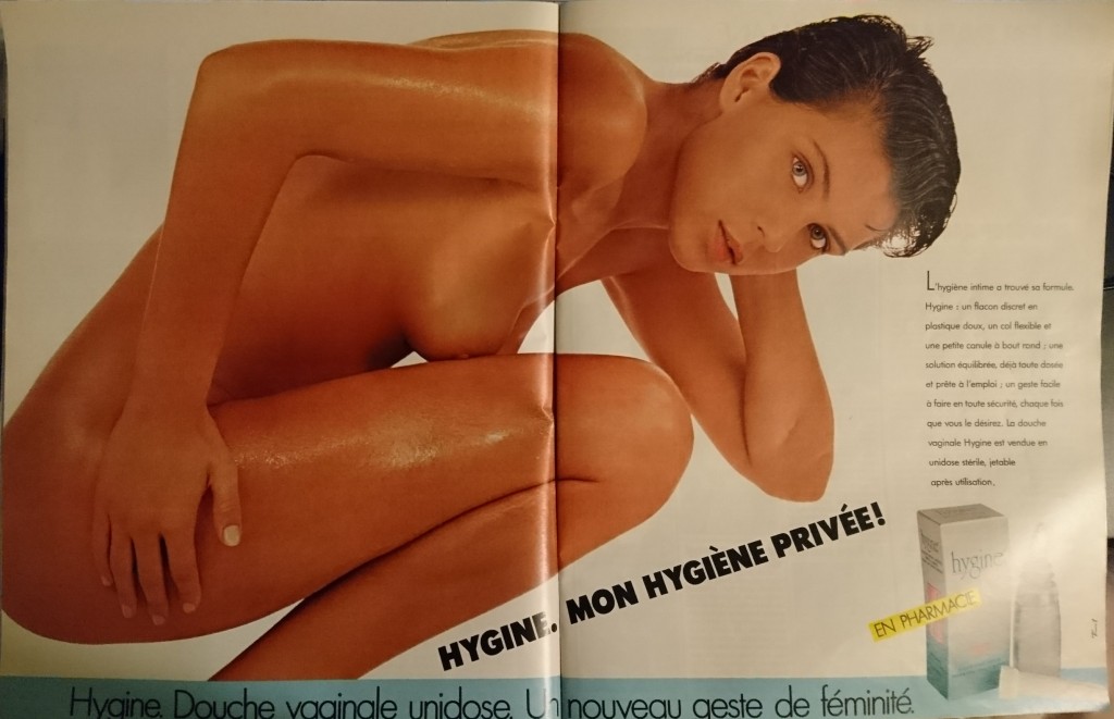 Publicité femme nue dans Femme Actuelle